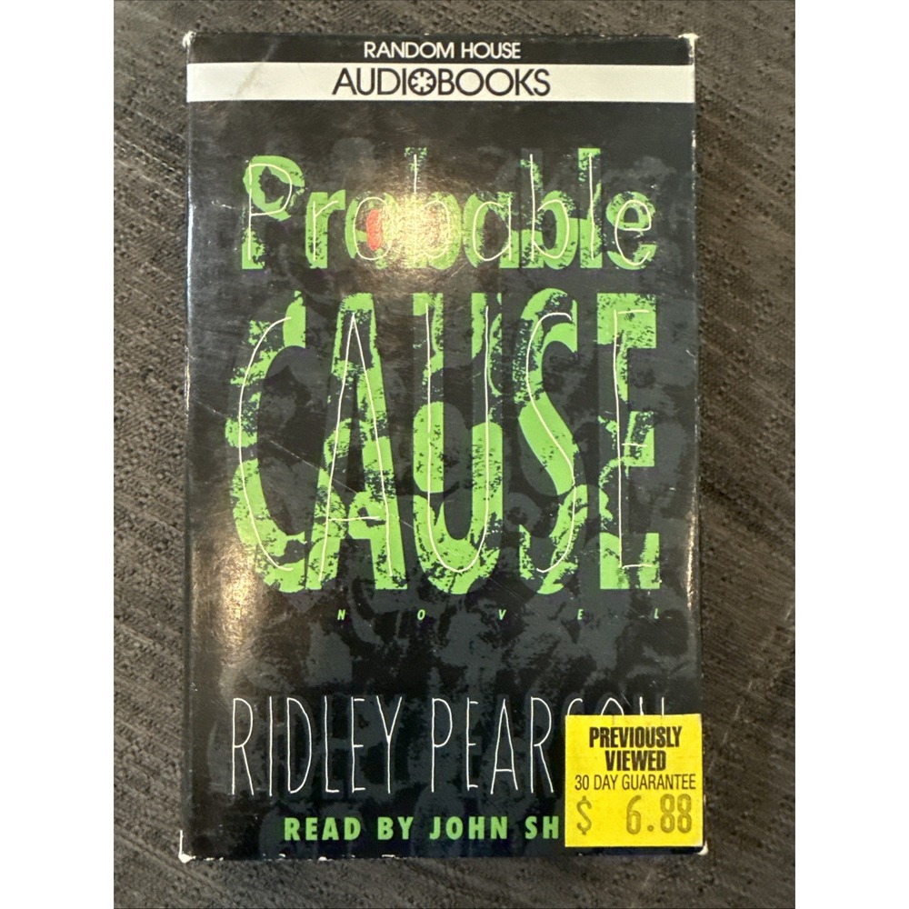 Probable Cause - Audio Cassettes, by Pearson Ridley - Very‎ Good +